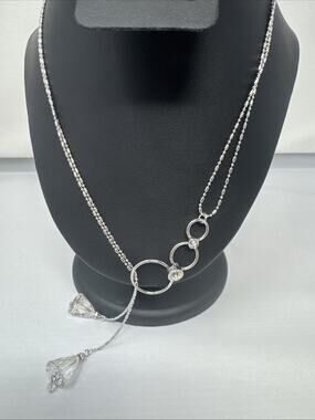 Touchstone Crystal Melody Convertible Swarovski Crystal Necklace